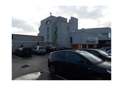 Hotel Strand, former APN member in Pärnu (built under construction). Architect Meeli Truu, eke p rephoto