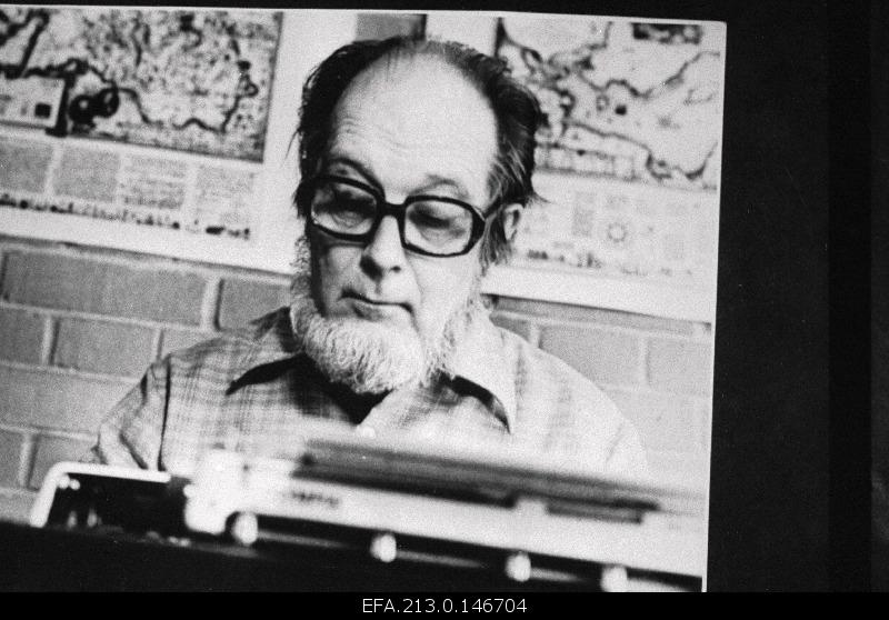 Writer Jaan Kross.