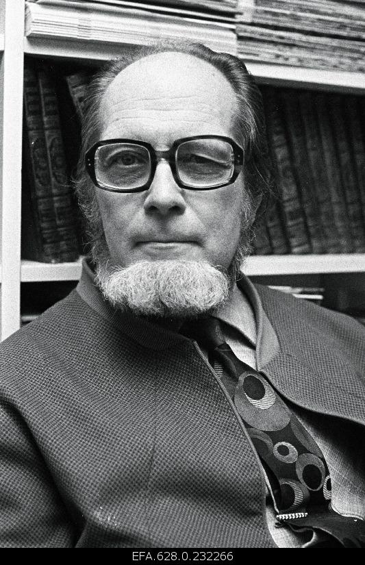 Writer Jaan Kross.