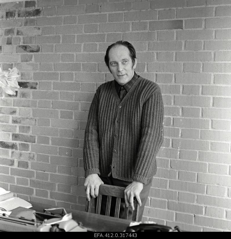 Writer Jaan Kross.