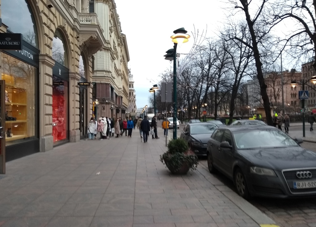 Northern Esplanadi, Helsinki rephoto