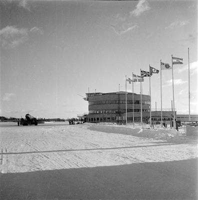 Helsingin lentoaseman lippurivistö 1940-luvun lopulla