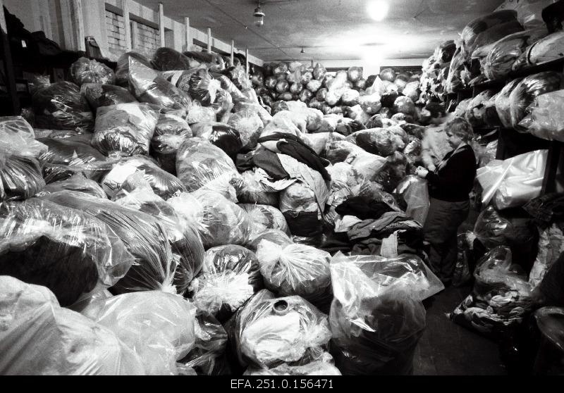 Wholesale warehouse “Balti Tekstiil” in Koplis, which belongs to the Swedes.