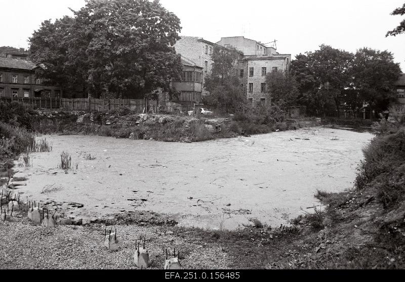 Construction site of the new building of the Estonian Academy of Music on Tatari Street.