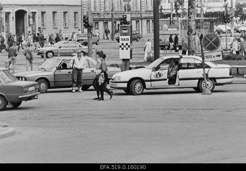 View from Viru square to Narva highway.