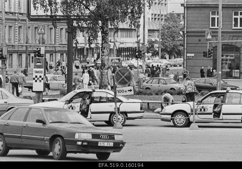 View from Viru square to Narva highway.