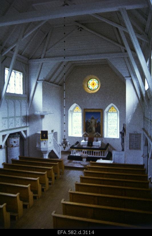 Inner view of the church.