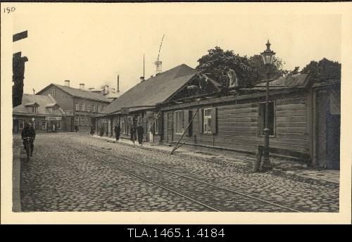 Arth. Dismantling the house of Ströhm (in the corner of the Great Roosikrants and Väike Pärnu mnt)