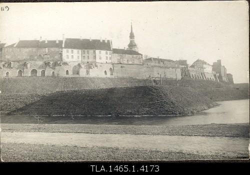 View to Toompea over the castle.