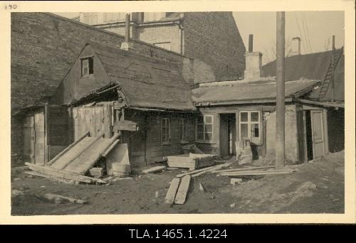 View on the River Street (in Kanal), houses dismantled in 1935.