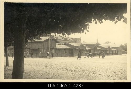 Market shops in the Russian market (Juden Buden)