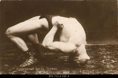 Estonian rider Georg Lurich.  duplicate photo