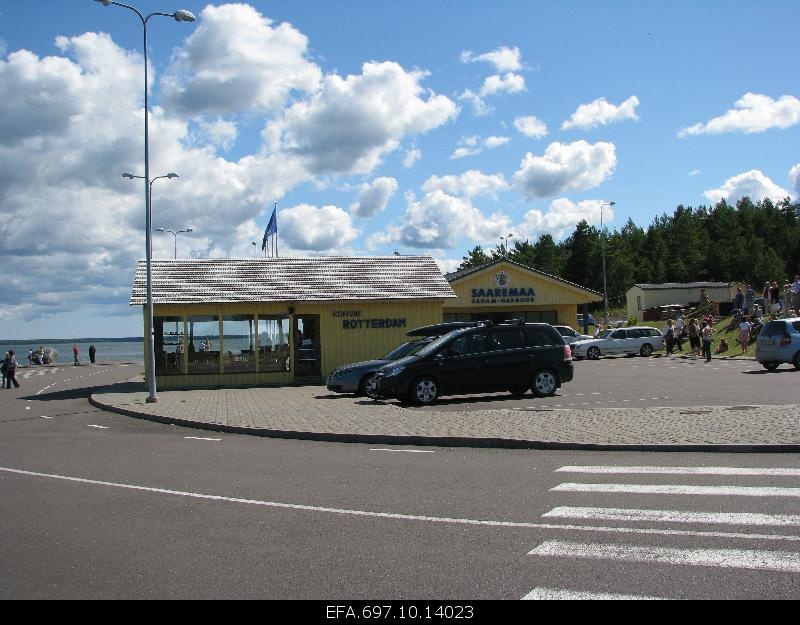 View of Saaremaa port.