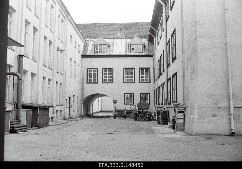 View of Toompea Castle's courtyard.