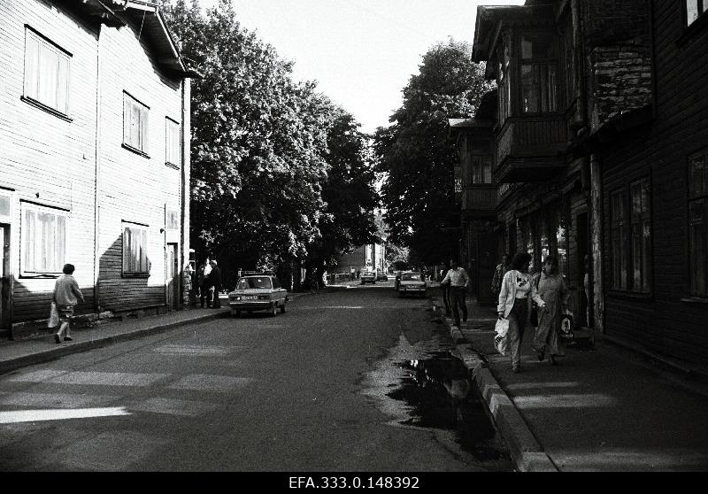 View on the corner of J. Nikonov and Old Kalamaja streets.