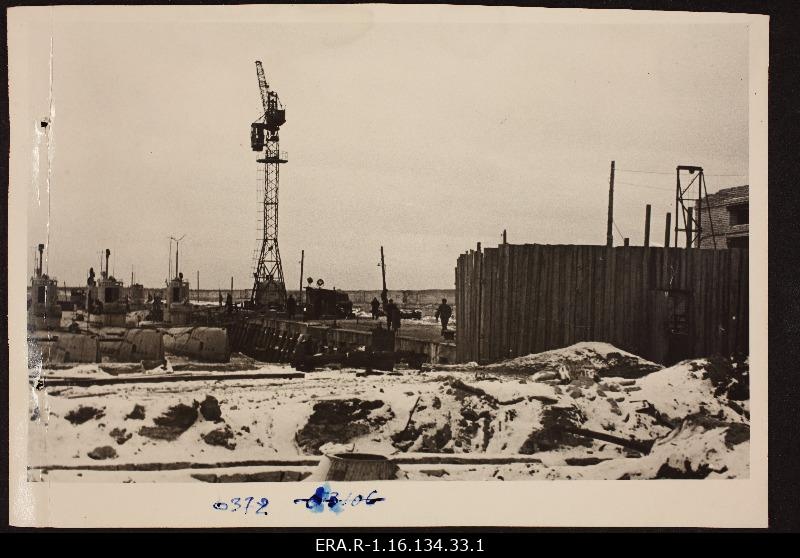 View of the shipyard under the supervision of the Soviet Navy in Tallinn