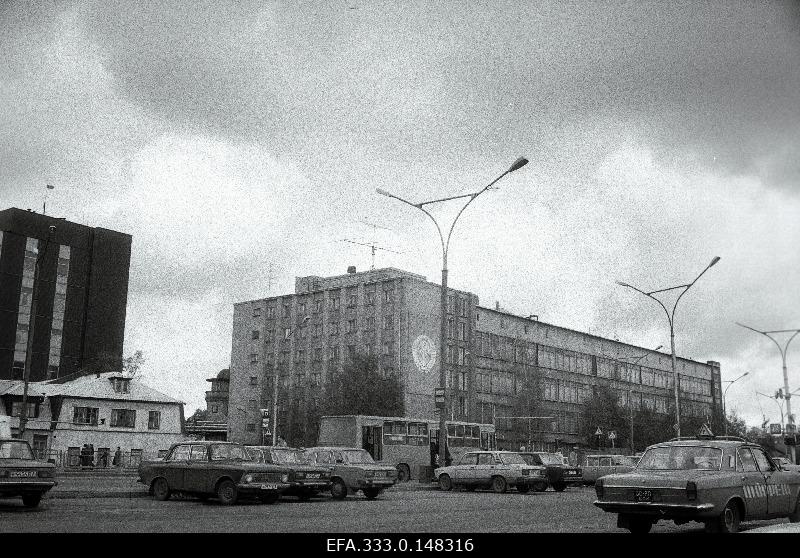 View of the crossing of Pärnu highway and Kohila Street.