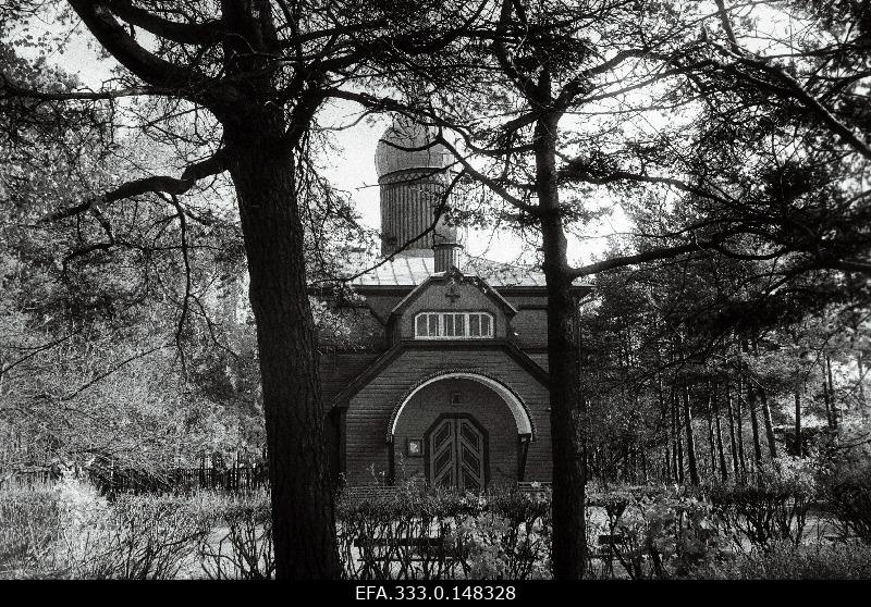 View of the Russian Orthodox Church Raudtee Street 49.
