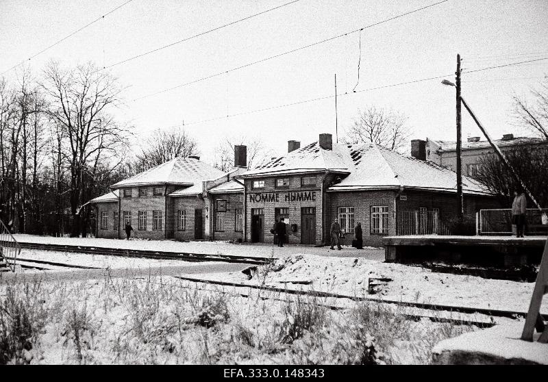 View of Nõmme Railway Station Building.