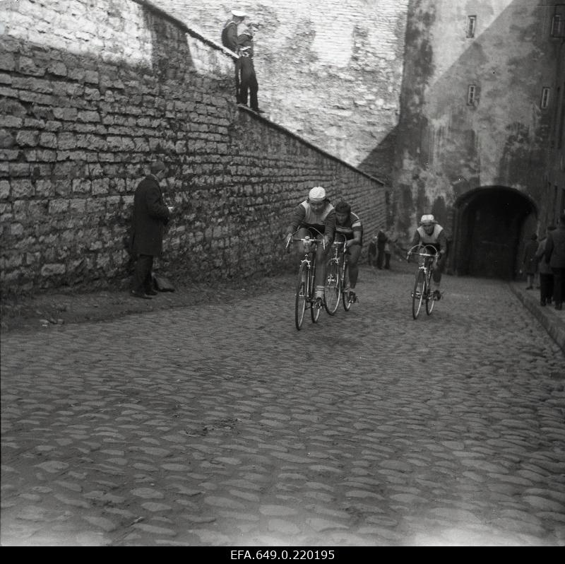 Bicycle race in the Old Town.