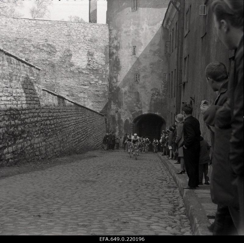 Bicycle race in the Old Town.