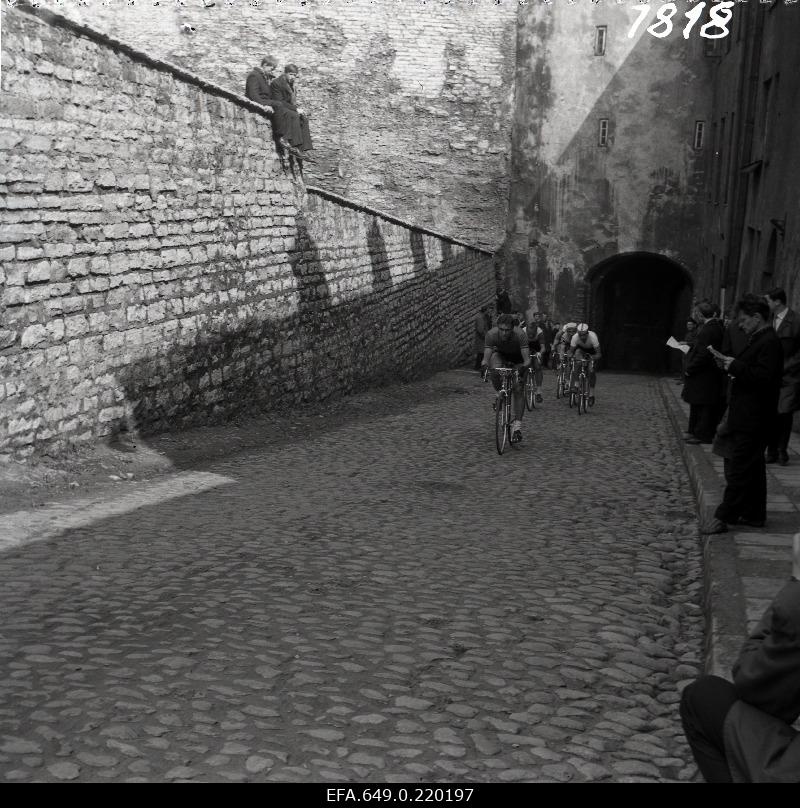 Bicycle race in the Old Town.
