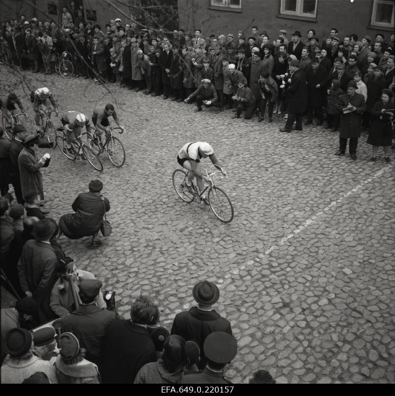 Bicycle race in the Old Town.