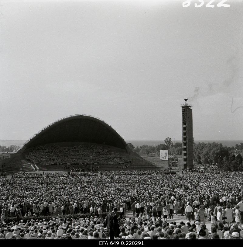 XVII General Song Festival - view of the songmaker.
