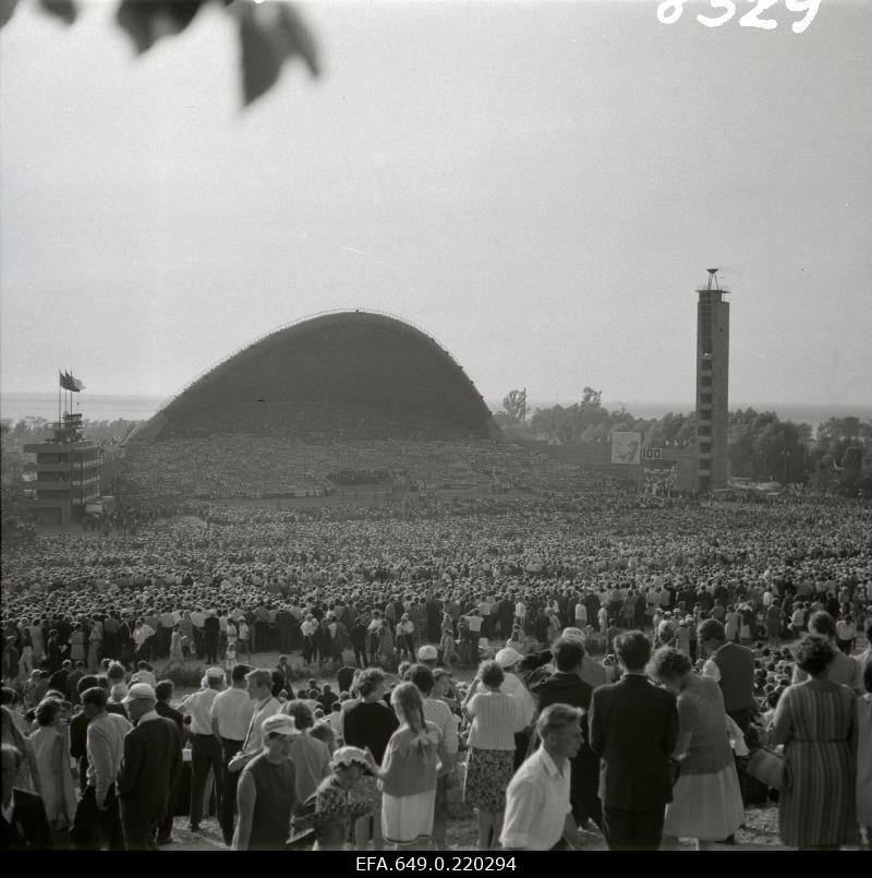 XVII General Song Festival - view of the songmaker.