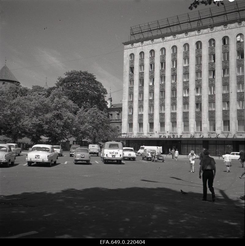 View cafe in Moscow.