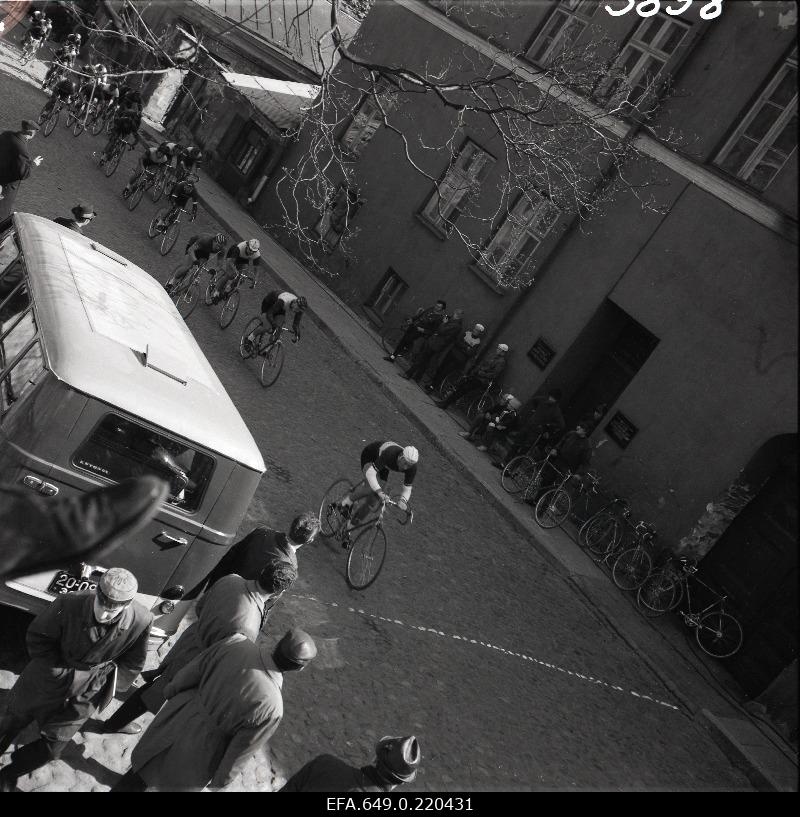 Bicycle race in the Old Town.
