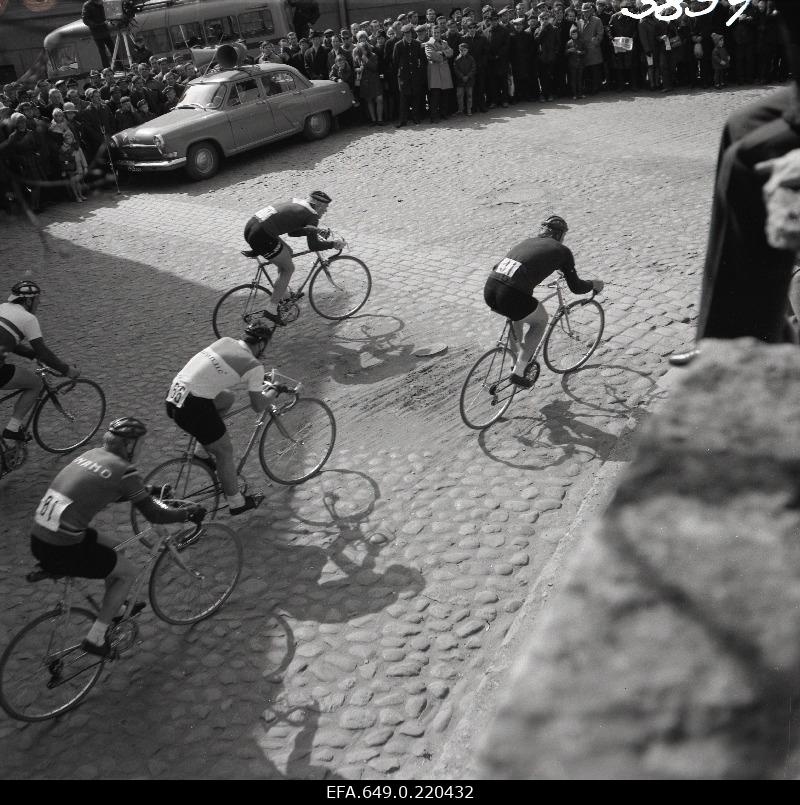 Bicycle race in the Old Town.