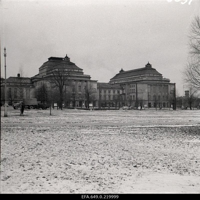 View of Estonia Theatre Building.  similar photo
