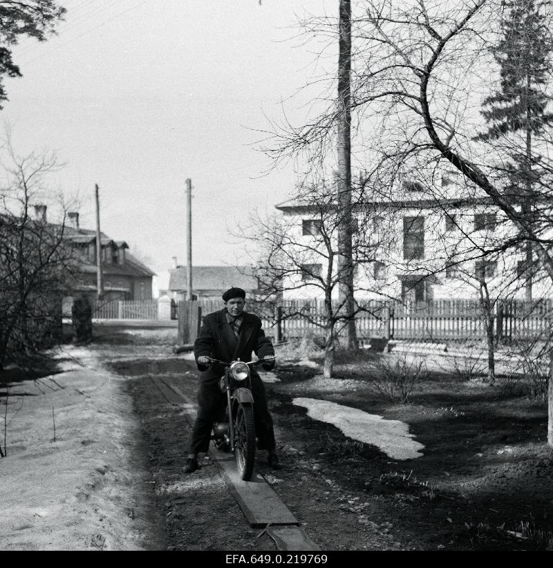 Lembit Soonpere motorcycle.