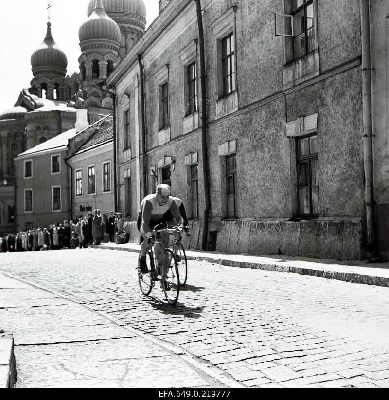 Bicycle race in the Old Town.