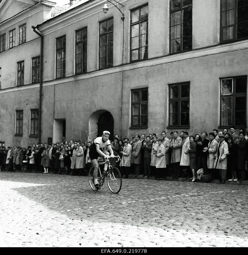 Bicycle race in the Old Town.