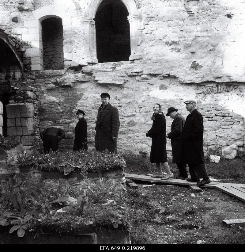 Padise castle shells.