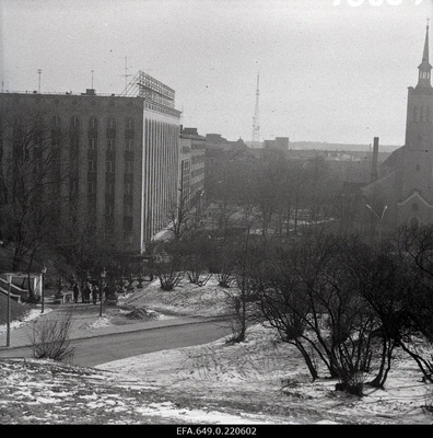 View of the winning (Freedom) square from Harju Mount.  similar photo
