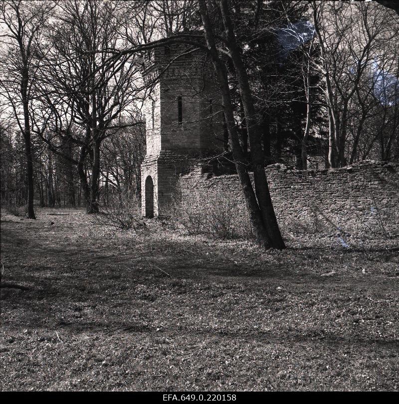 View of the ruins at Harku Manor.