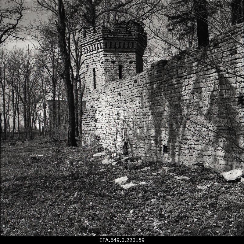 View of the ruins at Harku Manor.