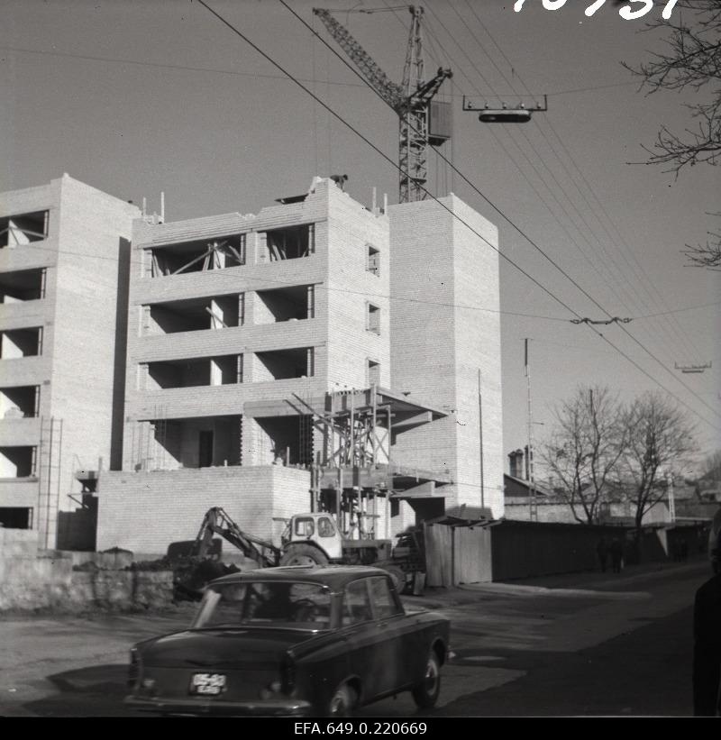 Residential construction on Paldiski highway.