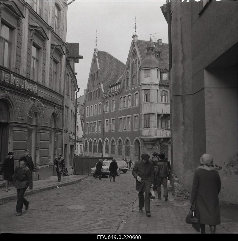 View of the Telephone Network house located on the 1st Street of the Suur-Karja Street.