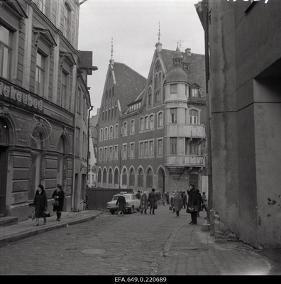 View of the Telephone Network house located on the 1st Street of the Suur-Karja Street.  similar photo