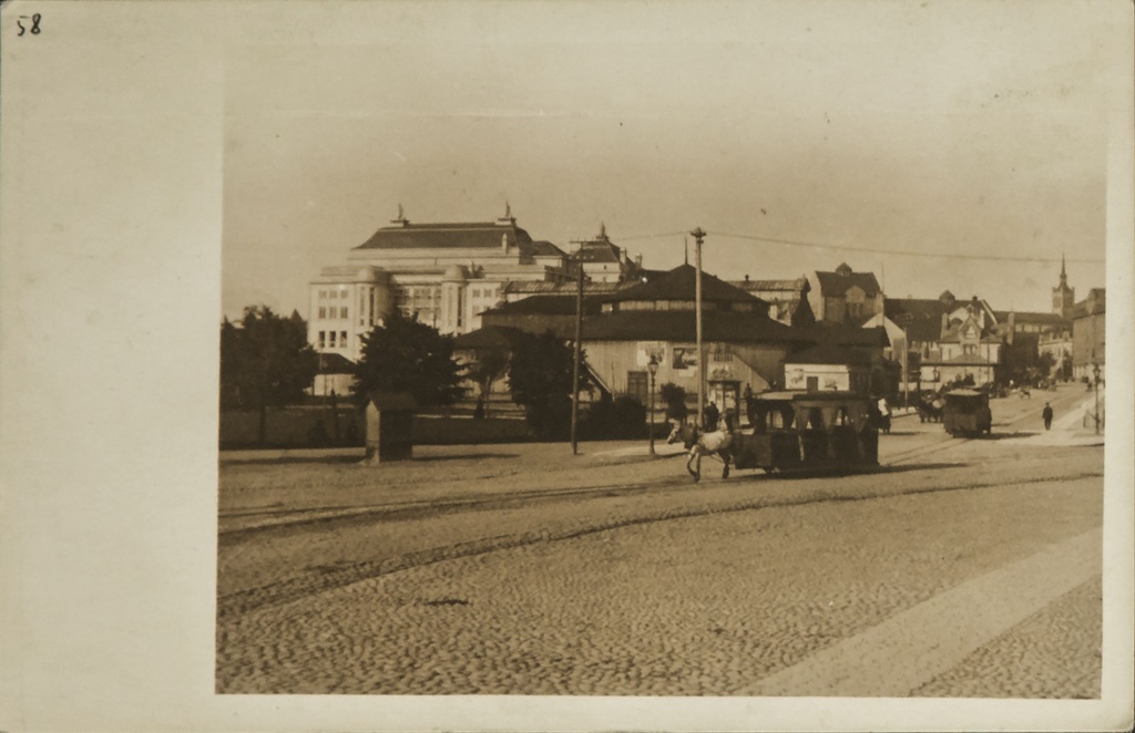 TLA 1465 1 4092 02 estonia pst horsetramm - New market, horsetramm. Theatre "Estonia"