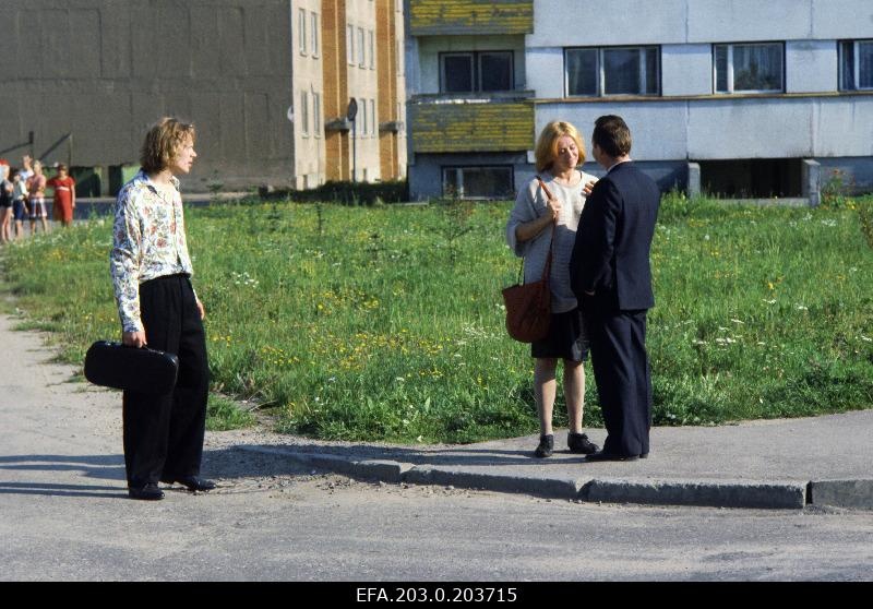 The film from the Tallinn film "Only for the crazy or the mercy sister". Hendrik Toompere train, Margarita Terehhova, Mihkel Smeljanski.