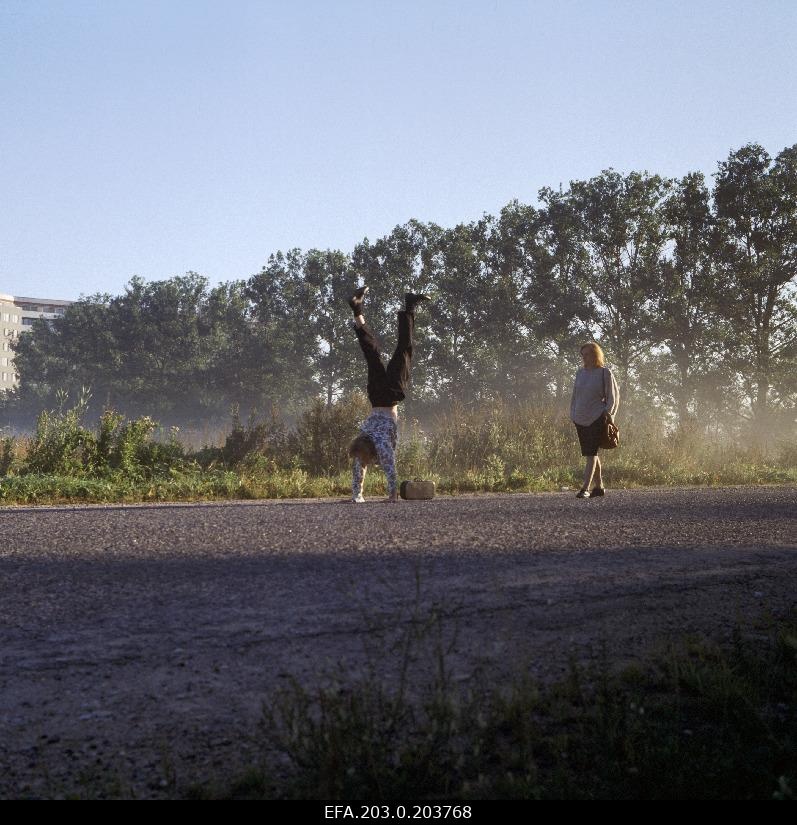 The film from the Tallinn film "Only for the crazy or the mercy sister". Johan - Hendrik Toompere jun, Rita - Margarita Terehhova.
