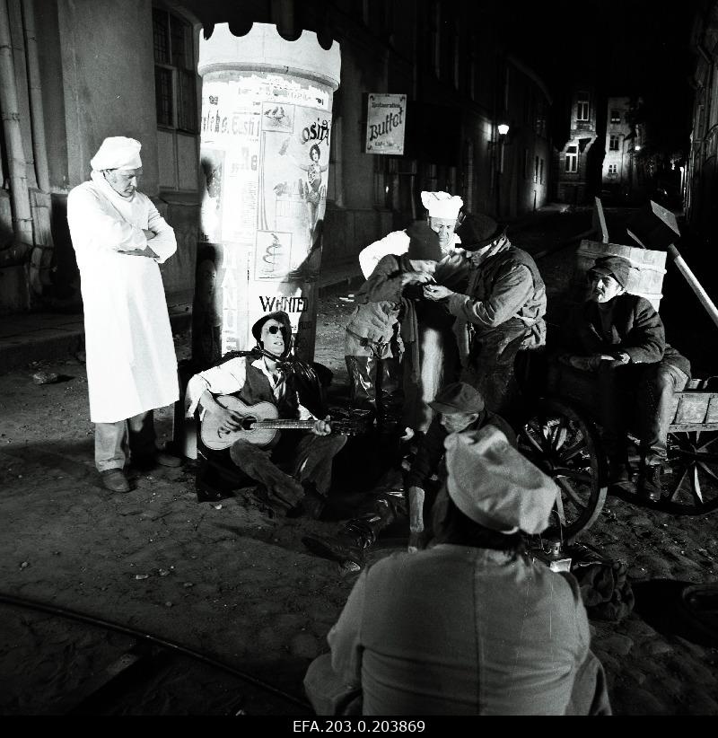 The scene of the Tallinn film "Arabella, the daughter of the robbery" - a story tells the story.