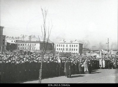 V.I. Miiting in Tallinn on the Winning Hall dedicated to the opening of the Lenin Memory Samba.  similar photo