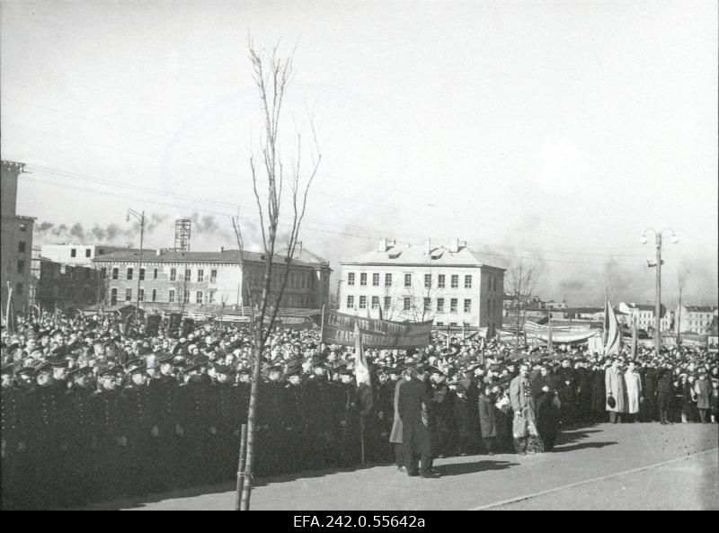 V.I. Miiting in Tallinn on the Winning Hall dedicated to the opening of the Lenin Memory Samba.