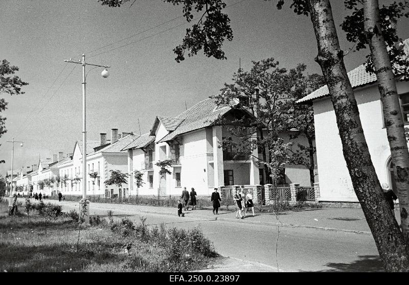 View Kohtla-Järve Socialist district of the win alley.